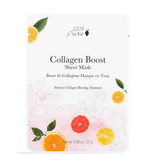 Collagen Boost Sheet Mask  by 100% Pure at Petit Vour